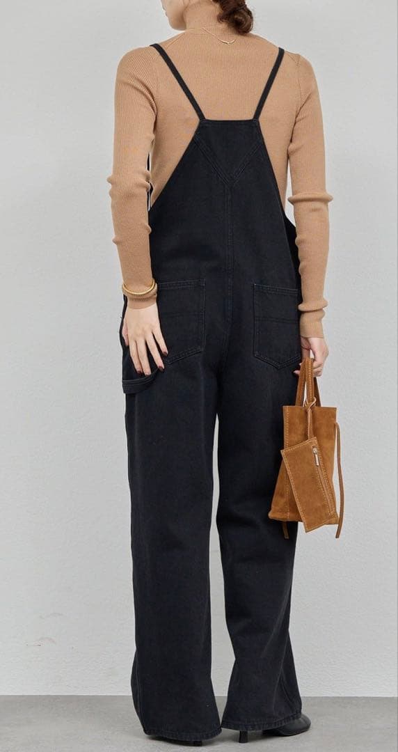 GALLARDAGALANTE ガリャルダガランテ ブラックオーバーオール