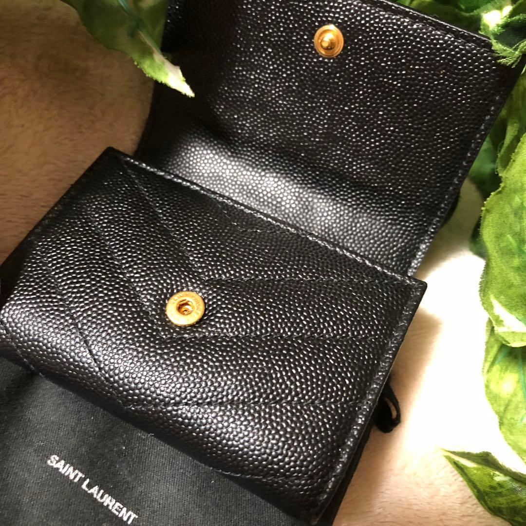 ちゅない　極美品♡ イヴサンローラン　キーケース　6連 キャビアスキン