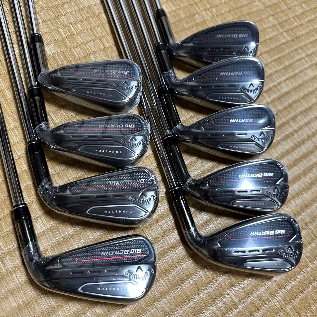 【新品】キャロウェイ ビッグバーサ アイアンセット4〜9,P,A,G 9本セット