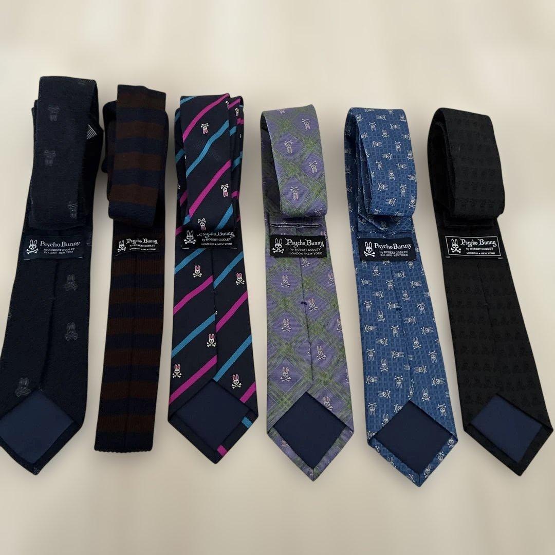 サイコバニー　ネクタイ6本セット