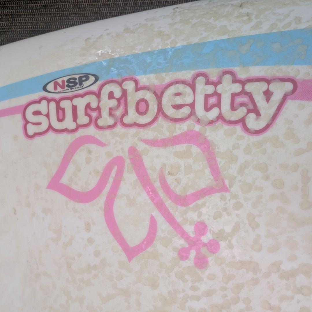 76 NSP Surf Betty ファンボード サーフボード ケース付 送料込