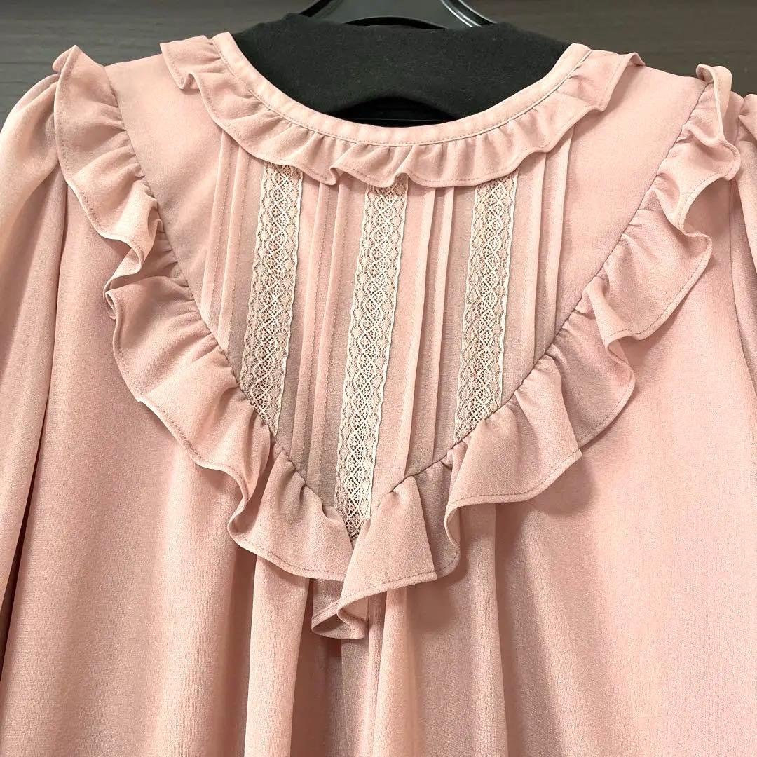 美品　ローズティアラ　エアリーオーガンジー　チュニック　ブラウス