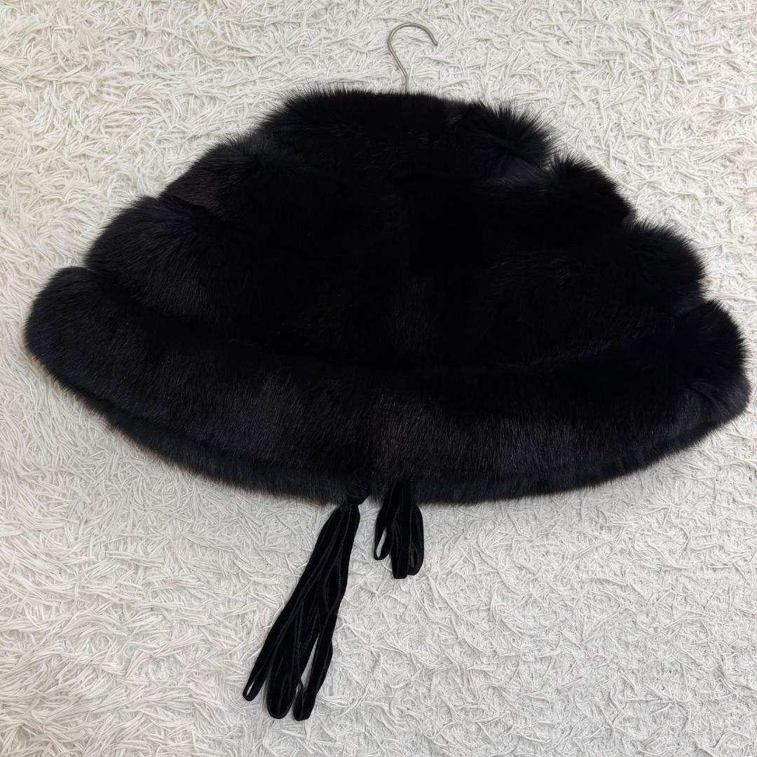 16788✨SAGA FOX サガフォックス ポンチョ ケープ ブラック