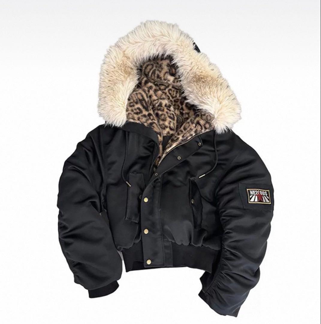 no E mosen y2k 平成 ファー ジャケット