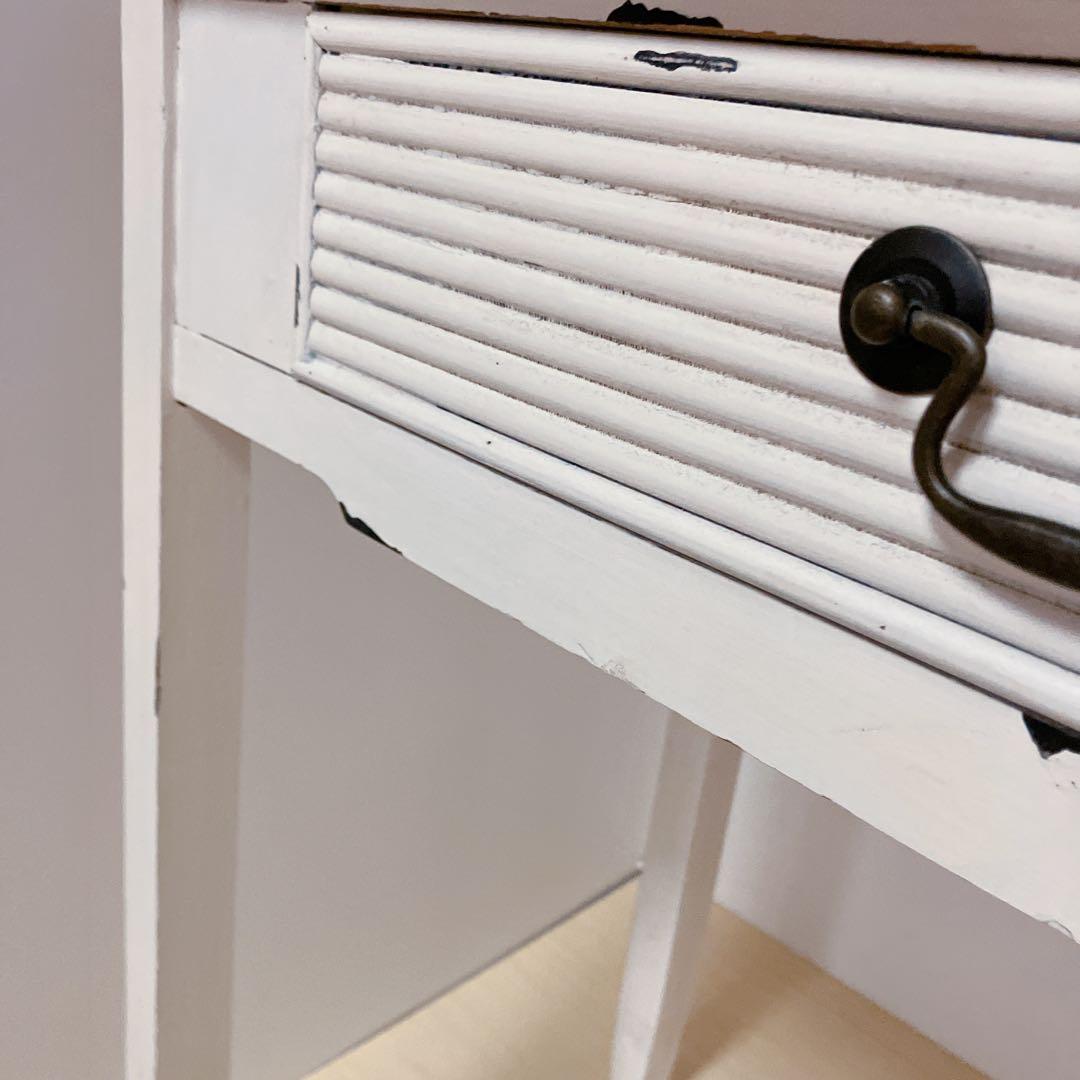 東谷　アンティーク調　デスク＆チェアセット　カントリー風　木製デスク　木製チェア