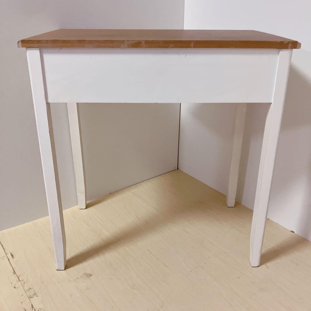 東谷　アンティーク調　デスク＆チェアセット　カントリー風　木製デスク　木製チェア