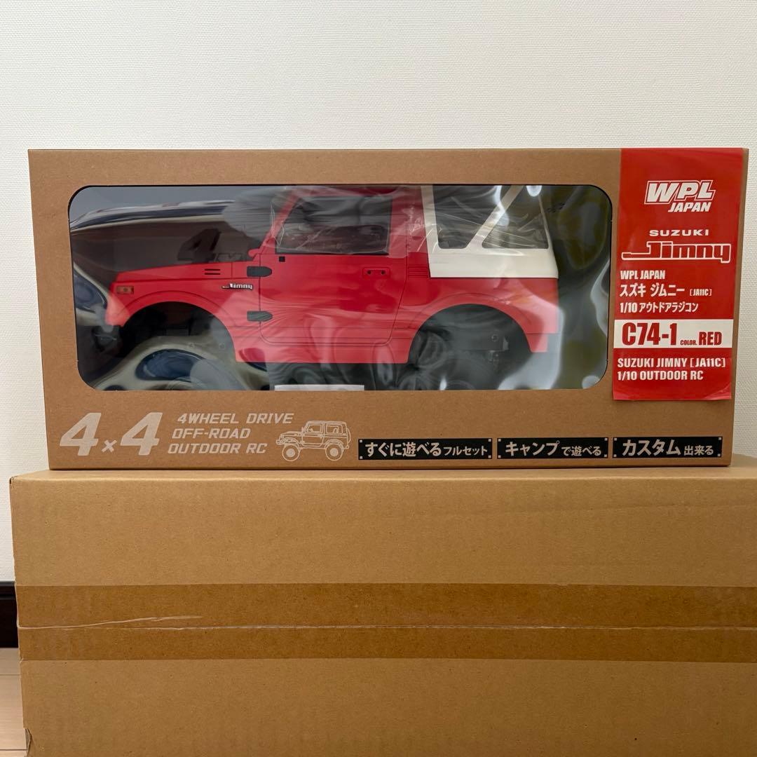 ［早い者勝ち］WPL JAPAN スズキ ジムニー　 C74-1 レッド