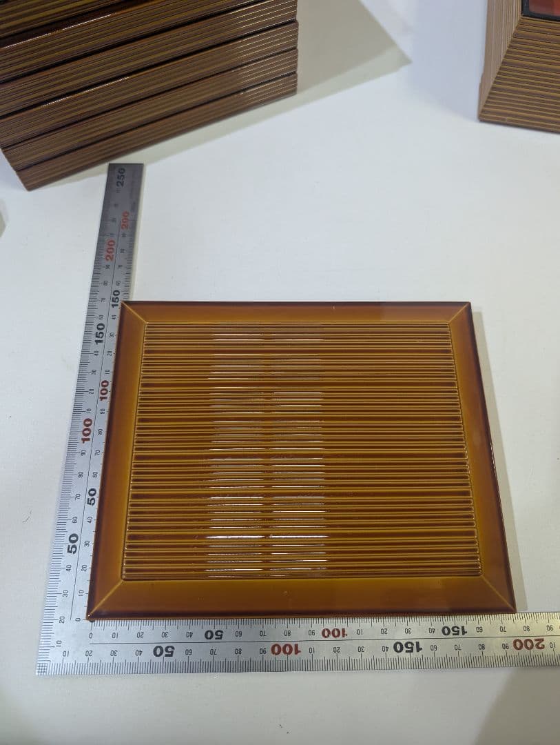 うなぎ屋 鰻重箱 8個 まとめ売り 千筋丼重 春慶内朱 うな重 うなぎ用重箱 鰻