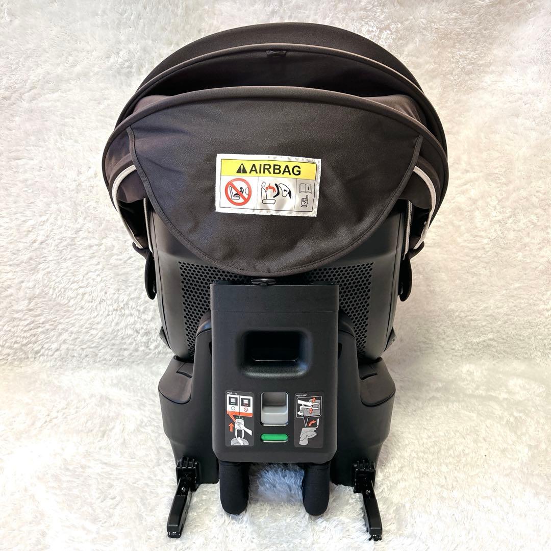 エールベベ クルット4i グランス チャイルドシート回転式 ISOFIXブラウン