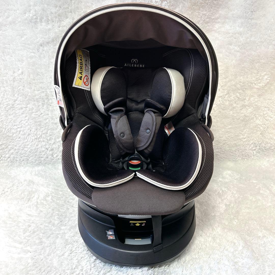 エールベベ クルット4i グランス チャイルドシート回転式 ISOFIXブラウン