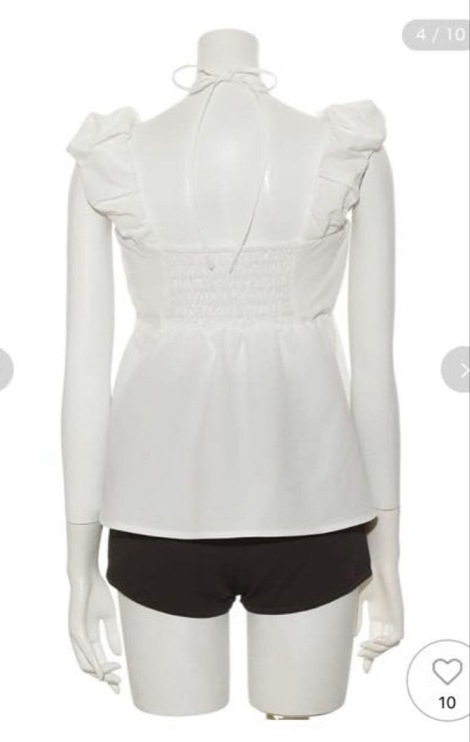 【未使用】FRAYI.D ギャザーパフデザイン2wayスイムウェア