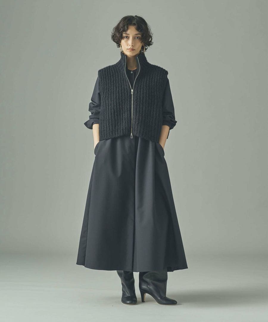 Curensology ブークレジップニットベスト