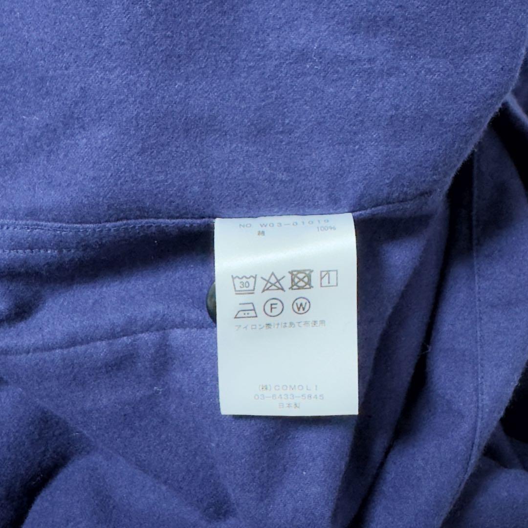 M*x様 COMOLI コットンネルワークジャケット ロイヤルブルー 2
