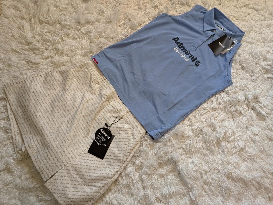 新品タグ付 アドミラル ゴルフ 上下セットアップ レディースM