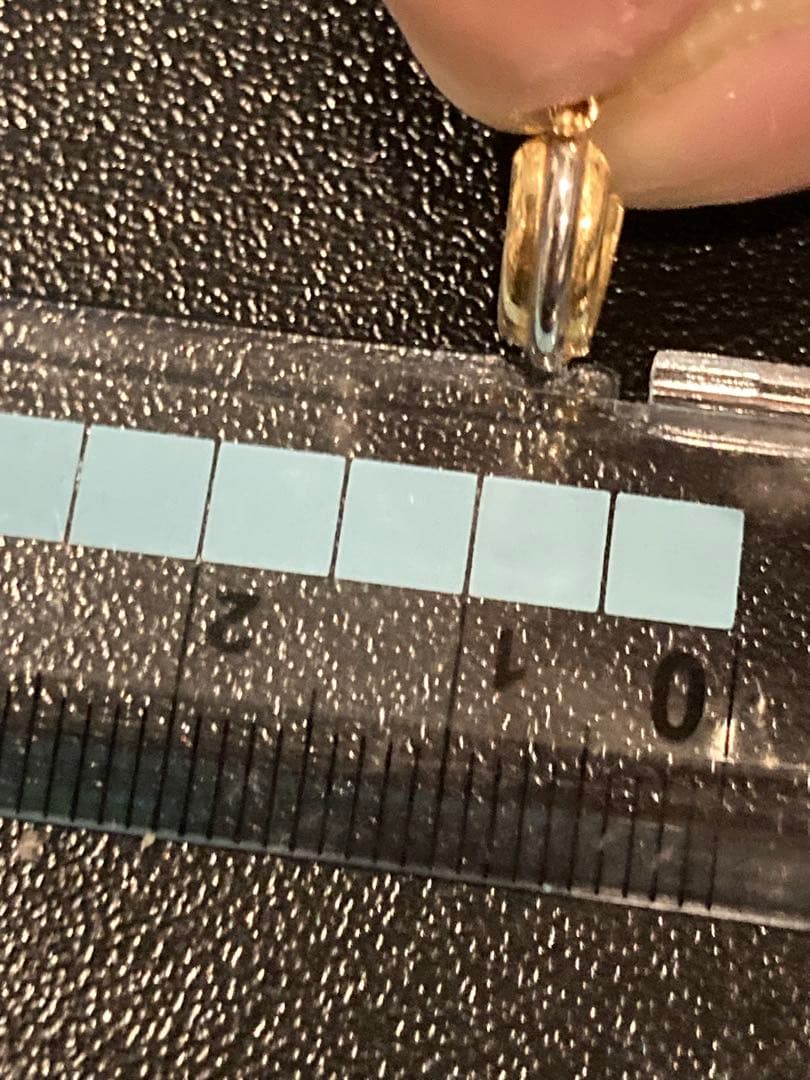 K18 pt 18金＋プラチナフープピアス　片耳