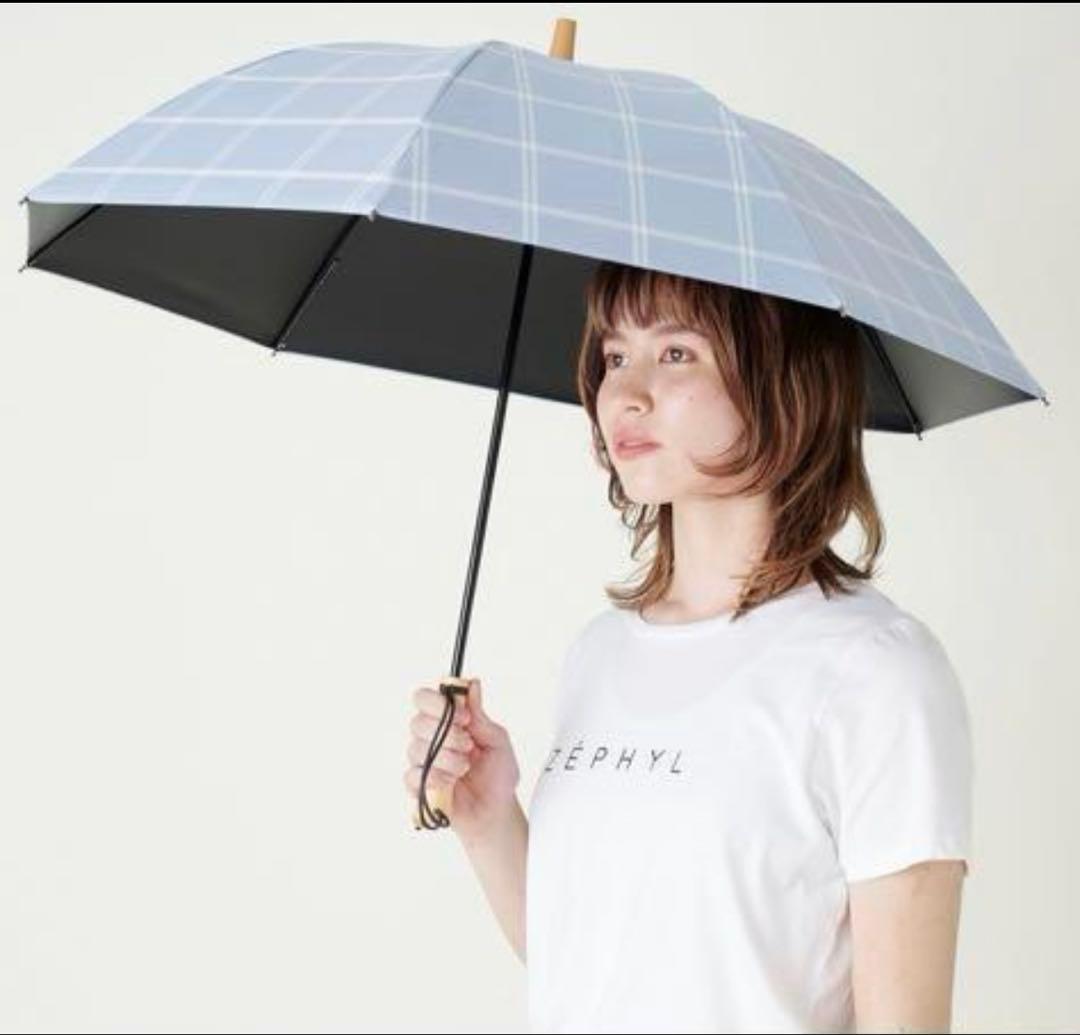 入手困難品　サンバリア100 S 手元ストレート　ブルーチェック