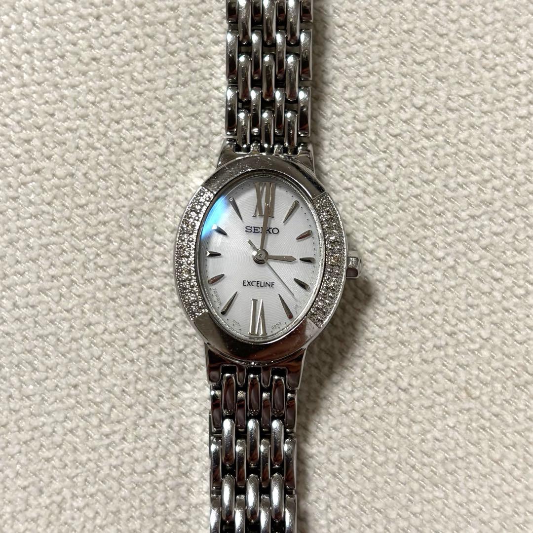 セイコー　エクセリーヌ　ダイヤベゼル　10P ジャンク品
