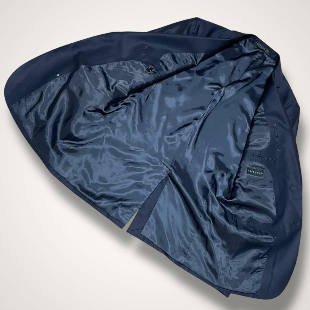 HILTON ヒルトン スーツ 上下セット A6 ネイビー✨極美品 高級ウール