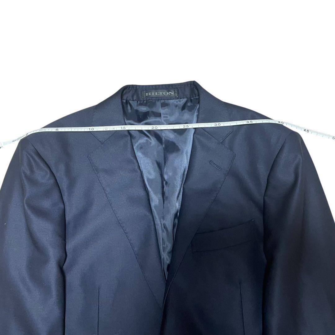 HILTON ヒルトン スーツ 上下セット A6 ネイビー✨極美品 高級ウール