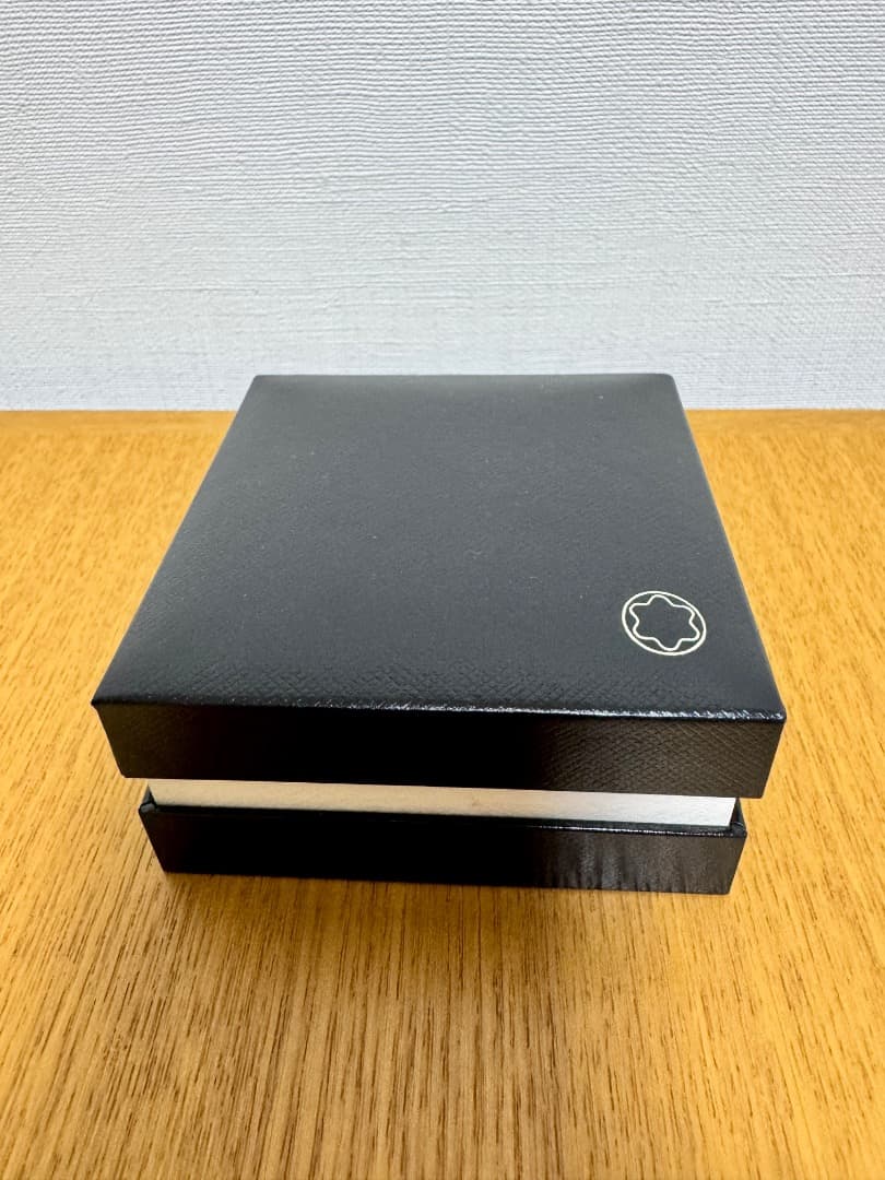 【値下げ】MONTBLANC シルバー ブラック カフリンクス