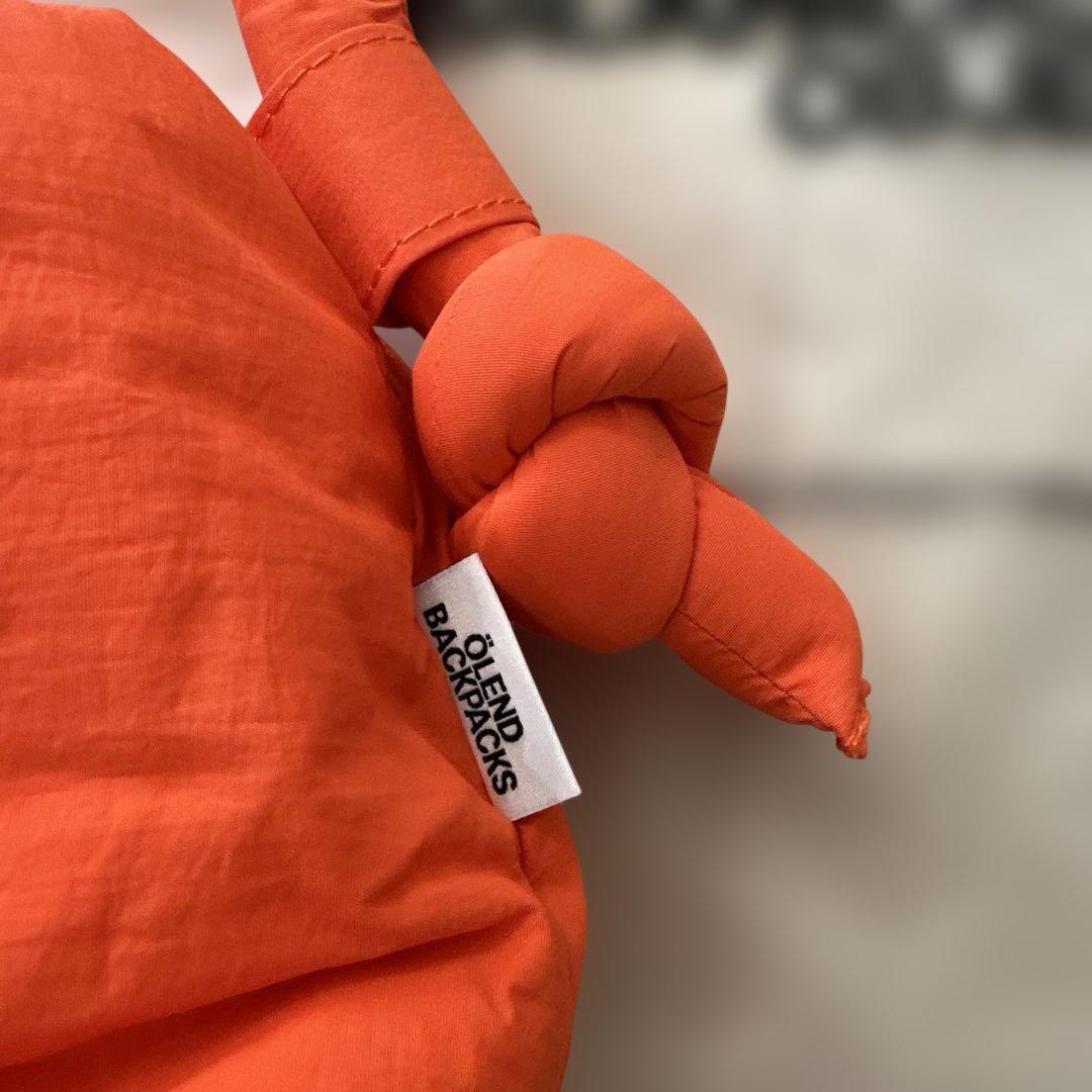 【美品】OLEND オレンド MiniOna Soft Bag オレンジ ミニ