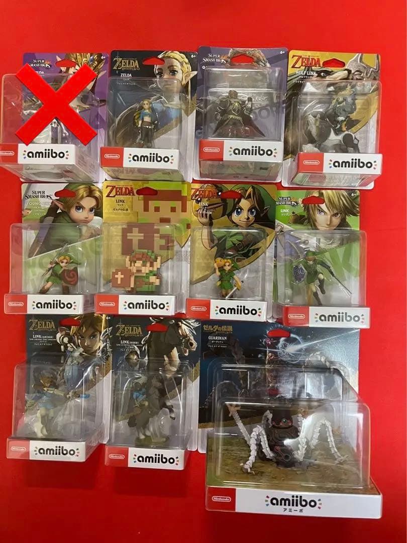 新品未使用★ゼルダの伝説シリーズ★amiibo10点セット☆