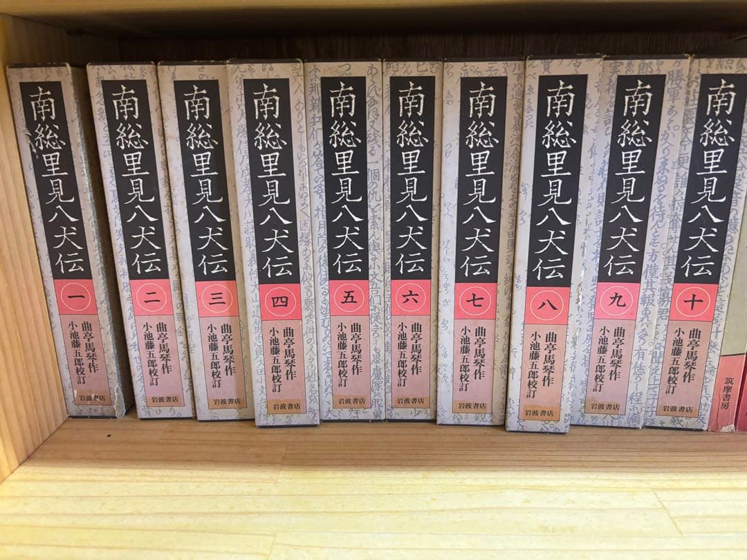 南総里見八犬伝 全10巻 岩波書店 曲亭馬琴作
