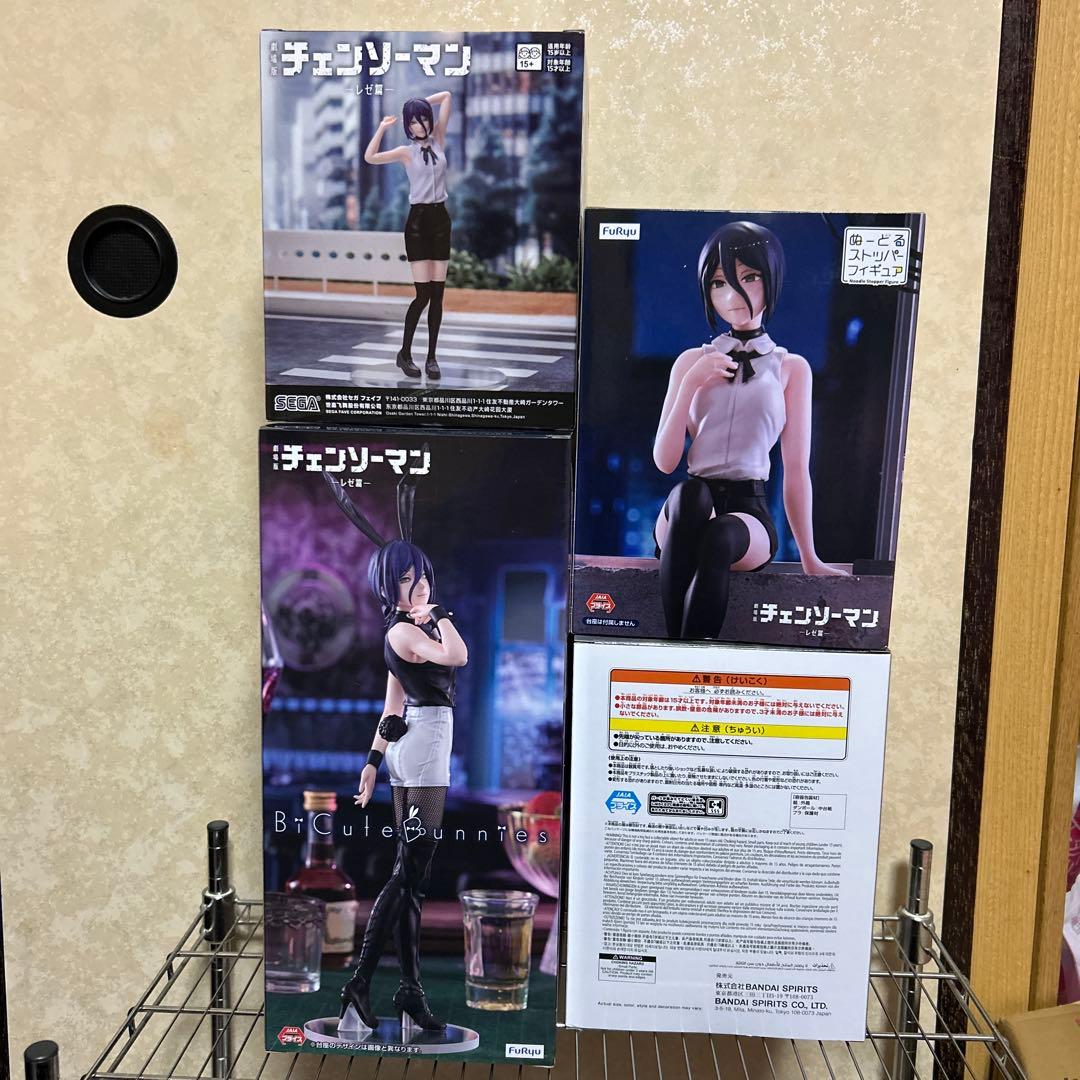 早い者勝ち！　チェンソーマン　レゼ　フィギュア　４個セット