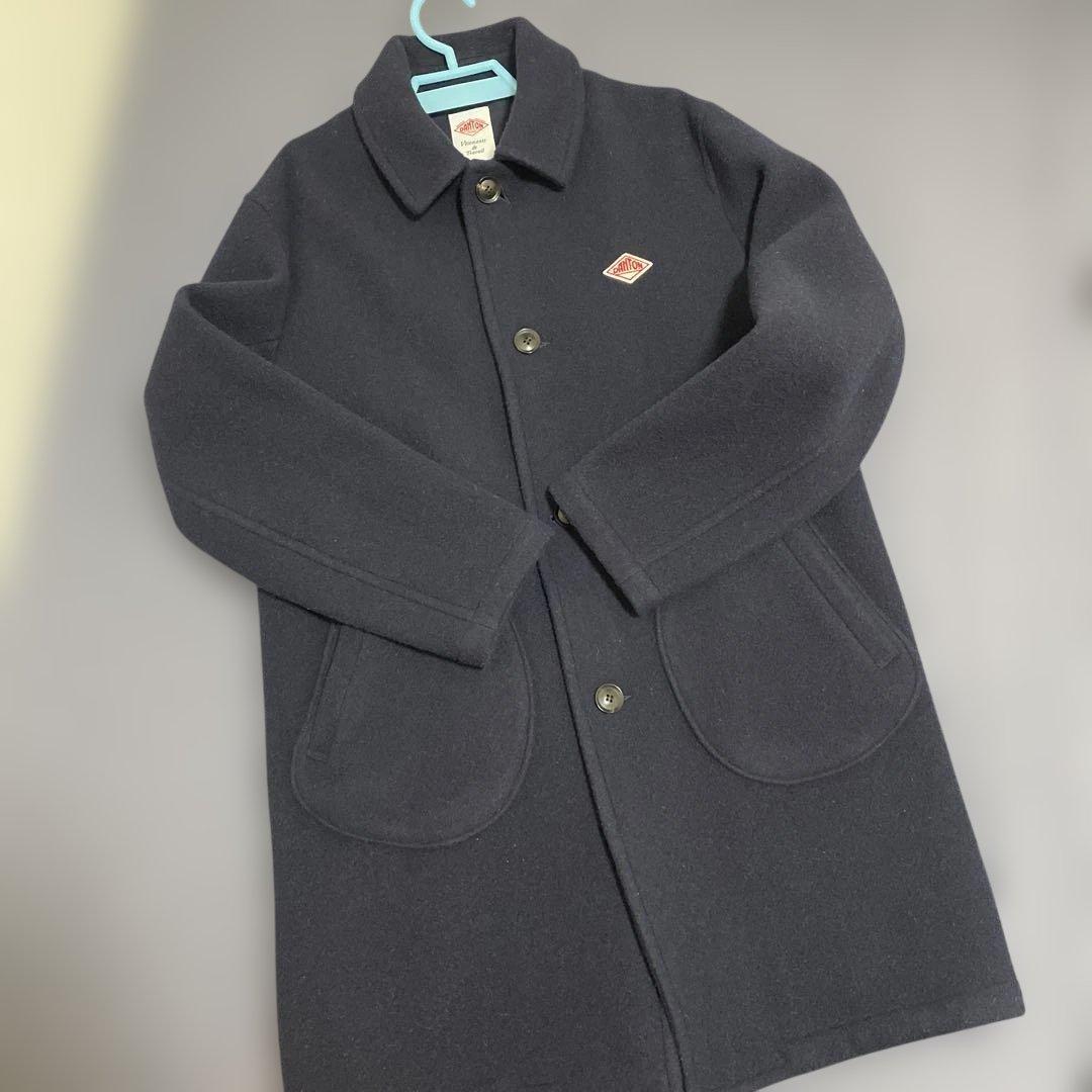 DANTON ウールモッサコート/40/ウール/NAVY/18A-WS-003