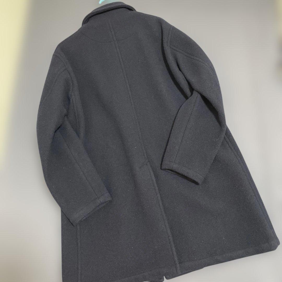 DANTON ウールモッサコート/40/ウール/NAVY/18A-WS-003