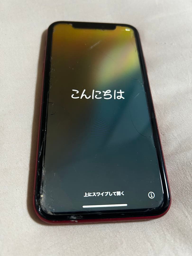 iPhoneXR レッド 本体