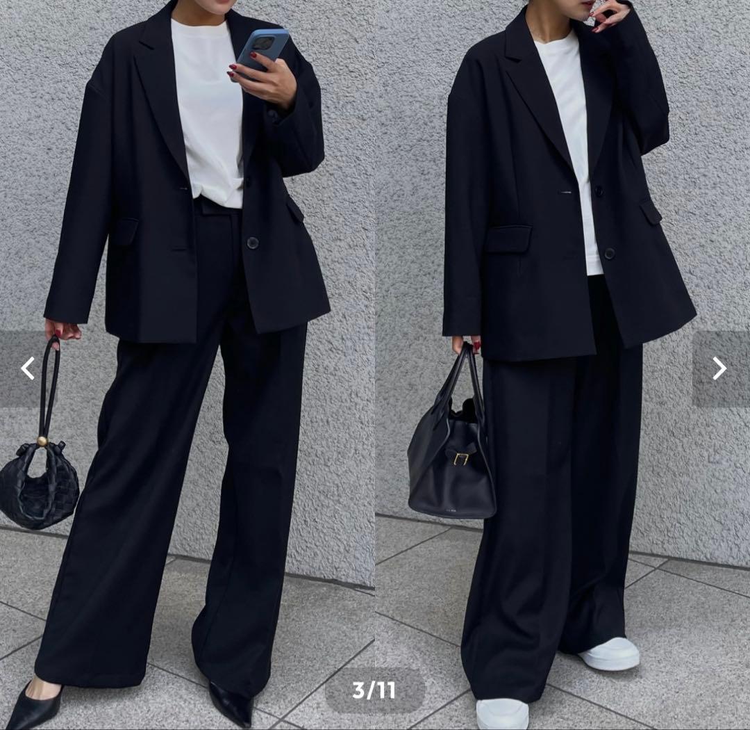 deux mi ドゥミ オーバーサイズドジャケット サイズ2