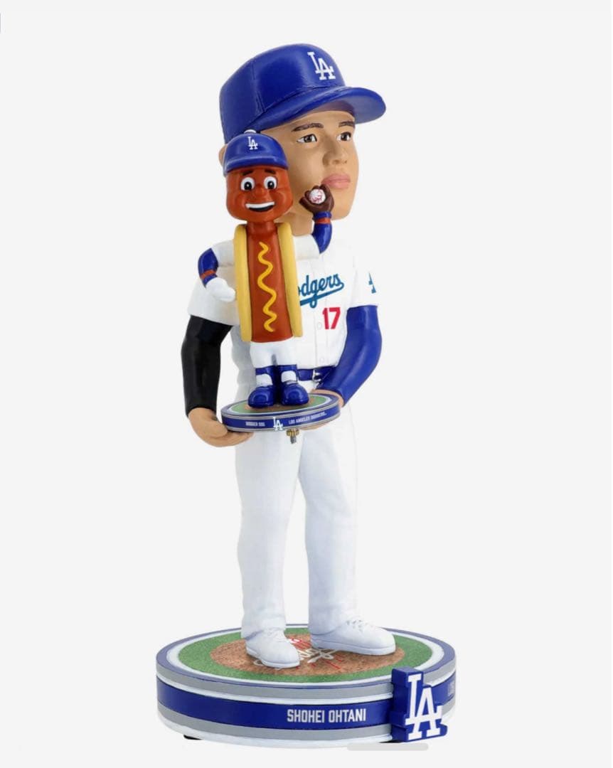 176体限定　MLB ドジャース 大谷翔平 ボブルヘッド ホットドック　102