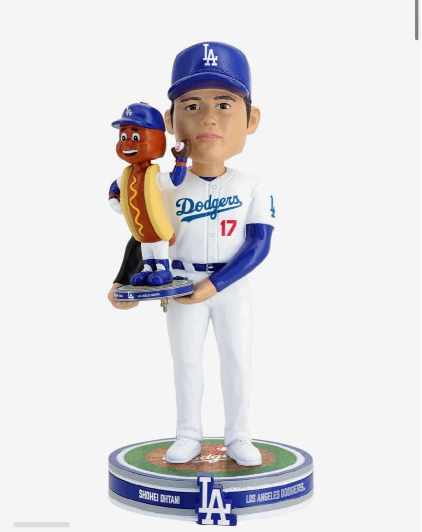 176体限定　MLB ドジャース 大谷翔平 ボブルヘッド ホットドック　102