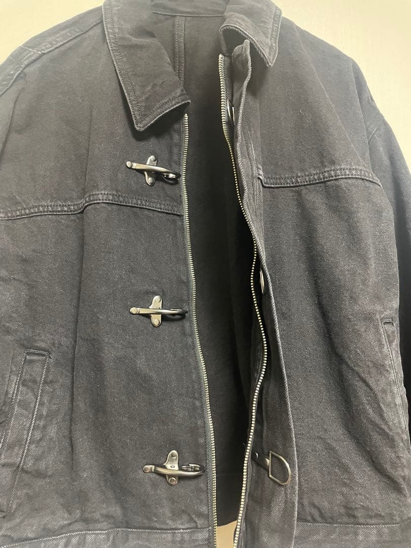 HARE ファイヤーマンバックルデニムブルゾン　アダストリア　RAGE BLUE