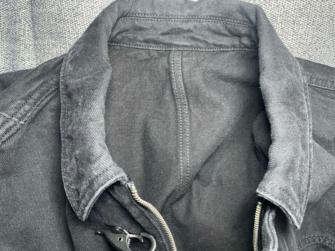 HARE ファイヤーマンバックルデニムブルゾン　アダストリア　RAGE BLUE