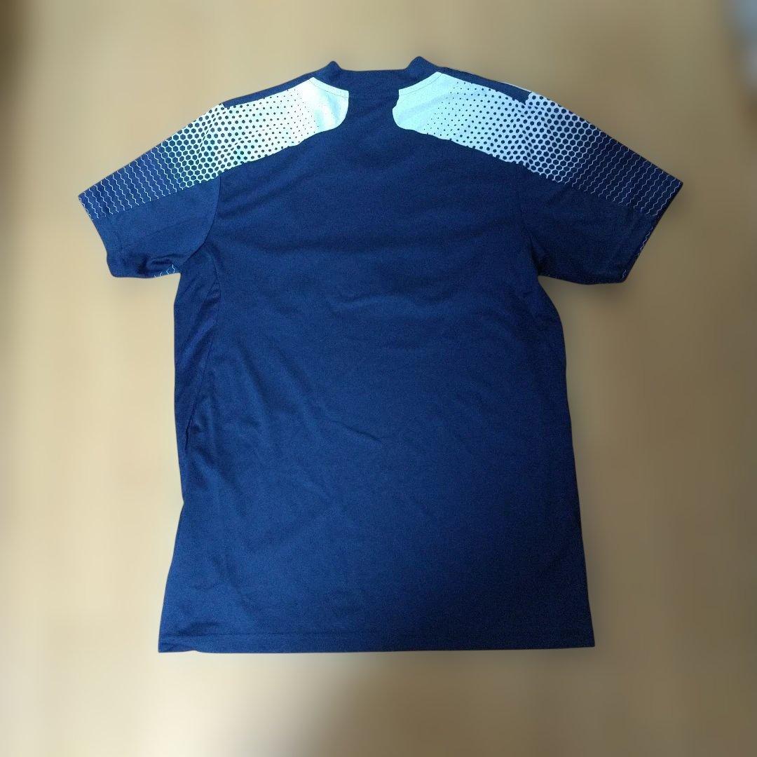 adidasアディダス青山学院大学サッカー部練習着移動着上下ポロシャツＬサイズ