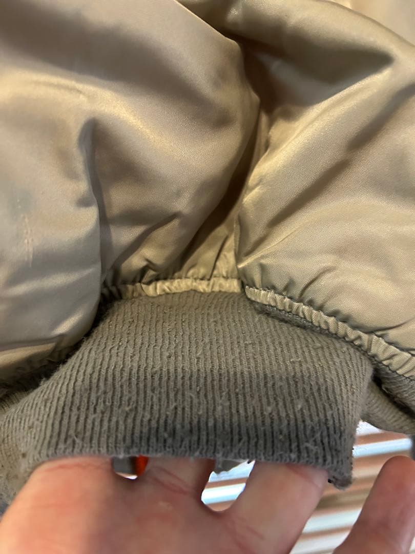 ジャケット・アウター ALPHA MA-1 FLIGHT JACKET silver