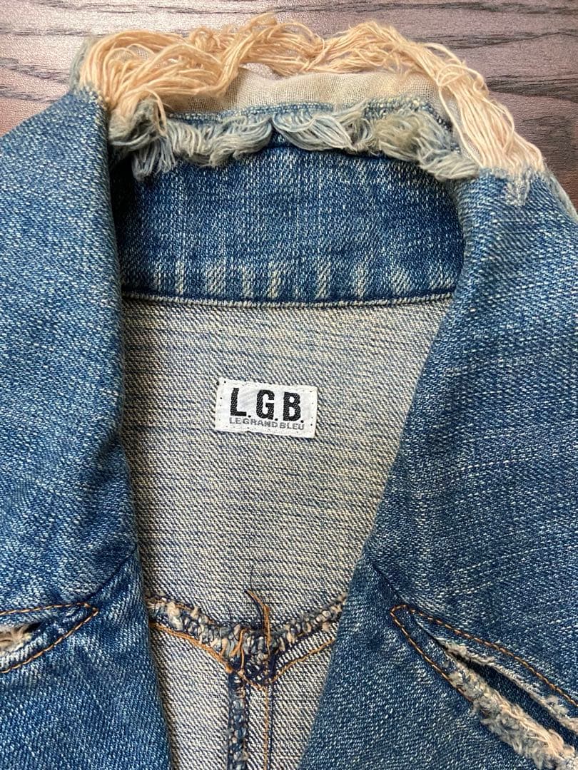 LGB ☆ 超希少 00s 初期デニムロングジャケット　未使用に近い美品