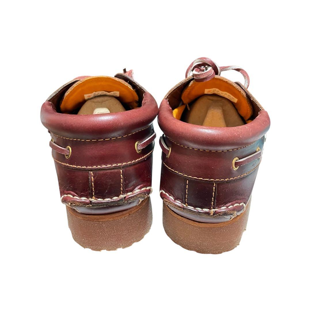 【新品】【未使用】28cm ティンバーランド 3eye モカシン バーガンディ