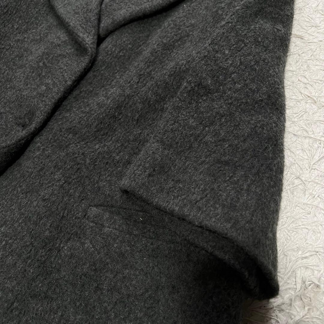 近年 マックスマーラ シャギーロングチェスターコート オーバーサイズ XL相当