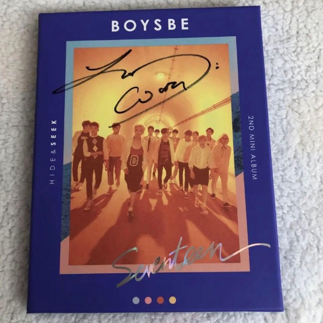 SEVENTEEN BOYSBE ウジ 直筆サイン アルバム セブチ