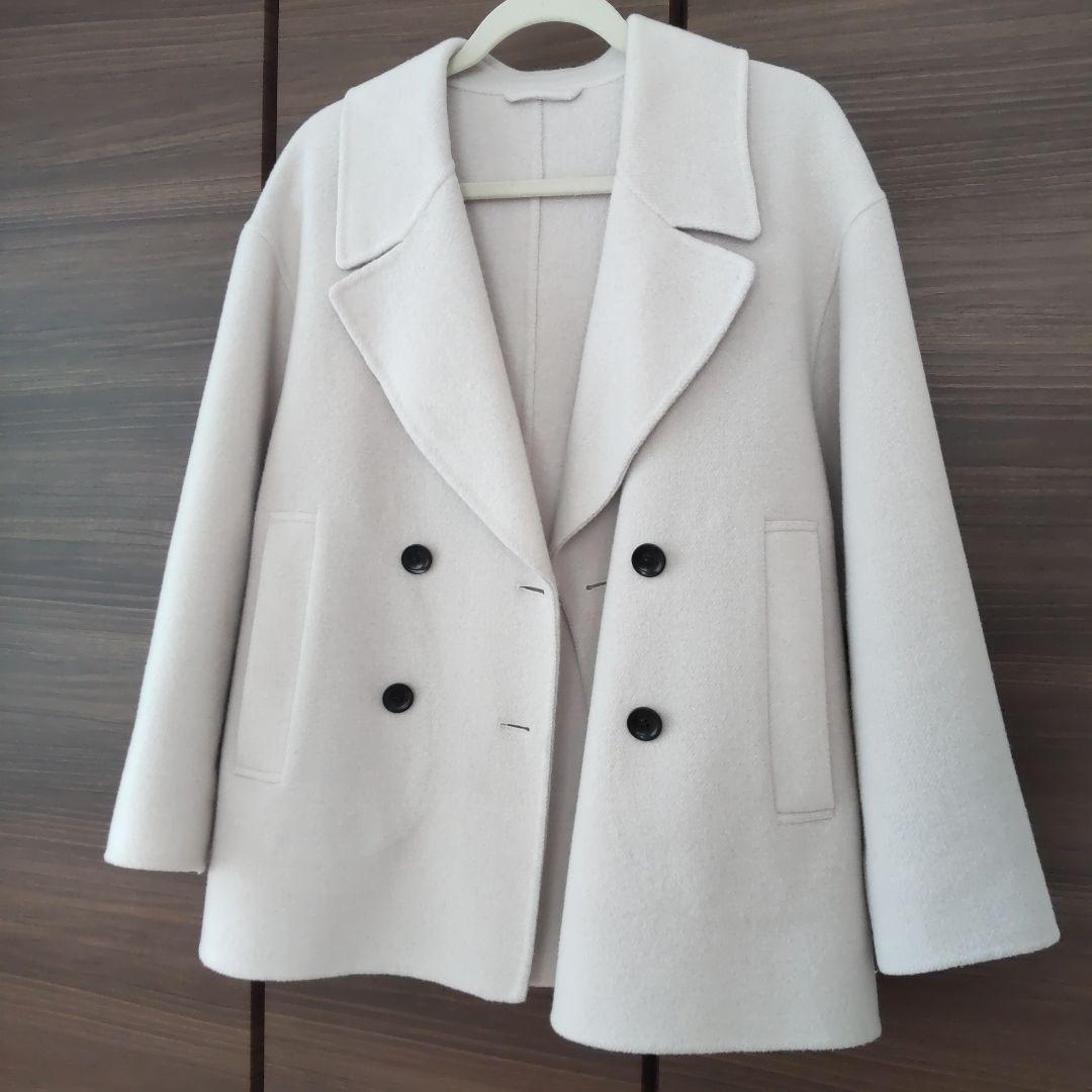 ロートレアモン☆美品☆ ビッグカラーウールリバーコート