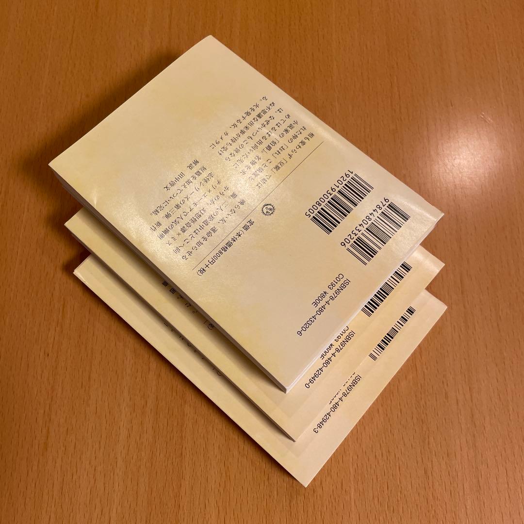 【絶版セット】 蘆屋家の崩壊 ピカルディの薔薇 猫ノ眼時計 津原泰水 ちくま文庫