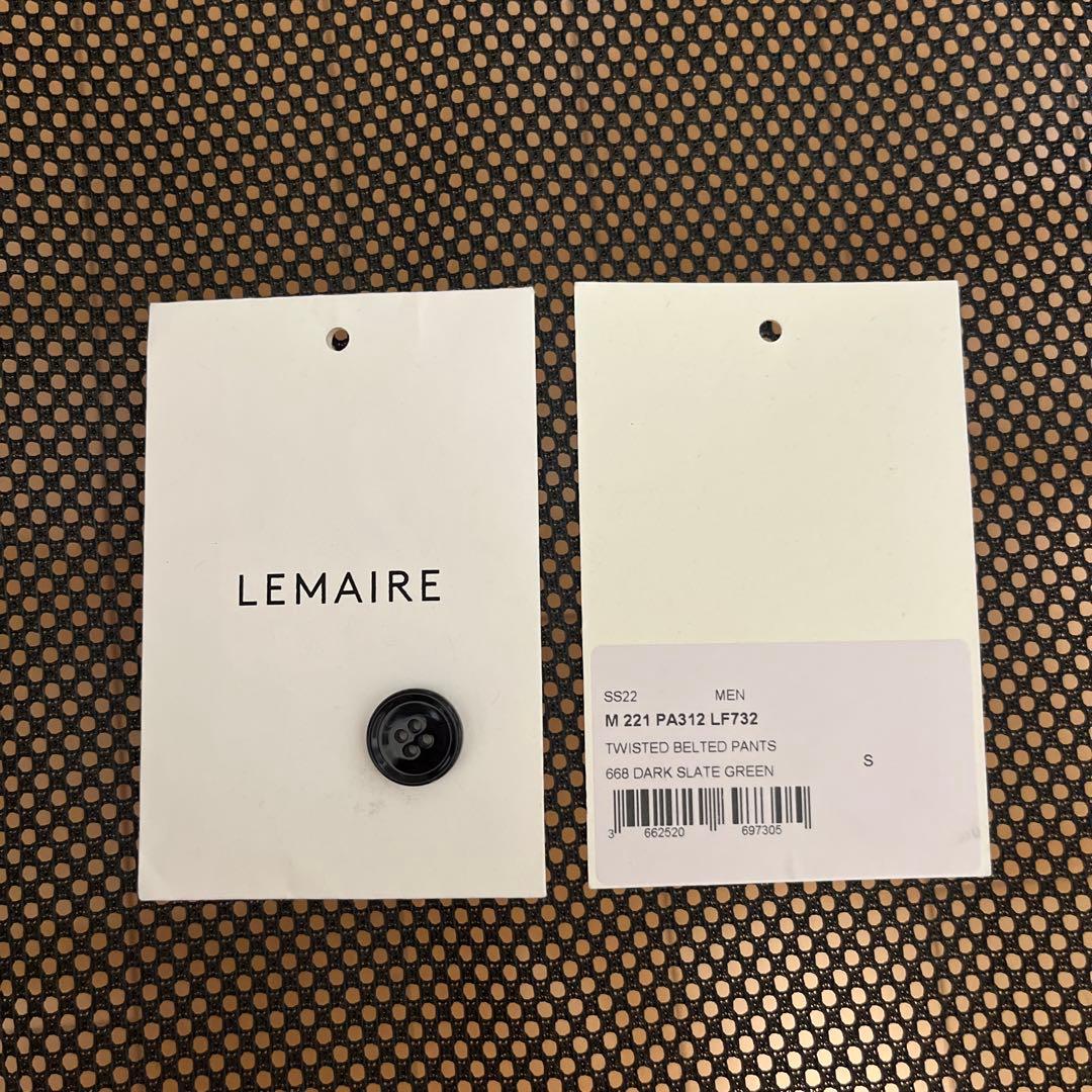 パンツ LEMAIRE TWISTED BELTED PANTS