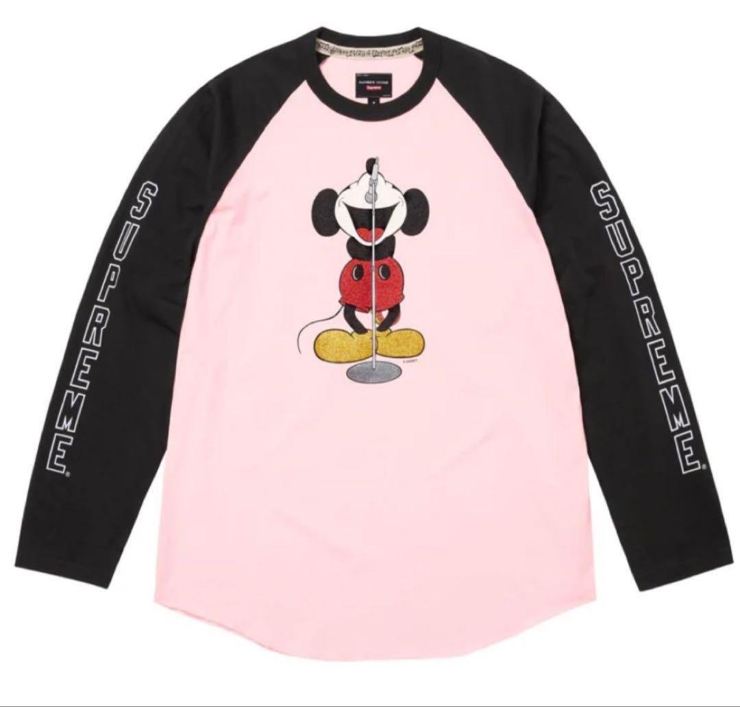 トップス Supreme Number (N)ine Mickey Mouse pink