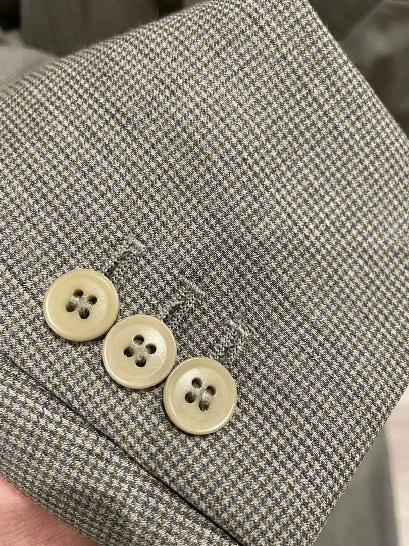 通年着用◎REDA千鳥柄ベージュ❤️入学❤️好印象ビジネススーツ♡ザスーツカンパニー