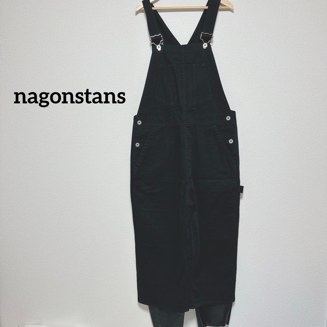 【美品】nagonstans ナゴスタンス レイヤードオーバーオール 21SS
