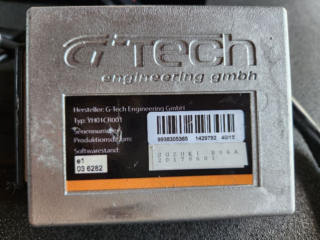 G-Tech 　ECU　サブコン　アルトワークス　HA36S　交換後80ps