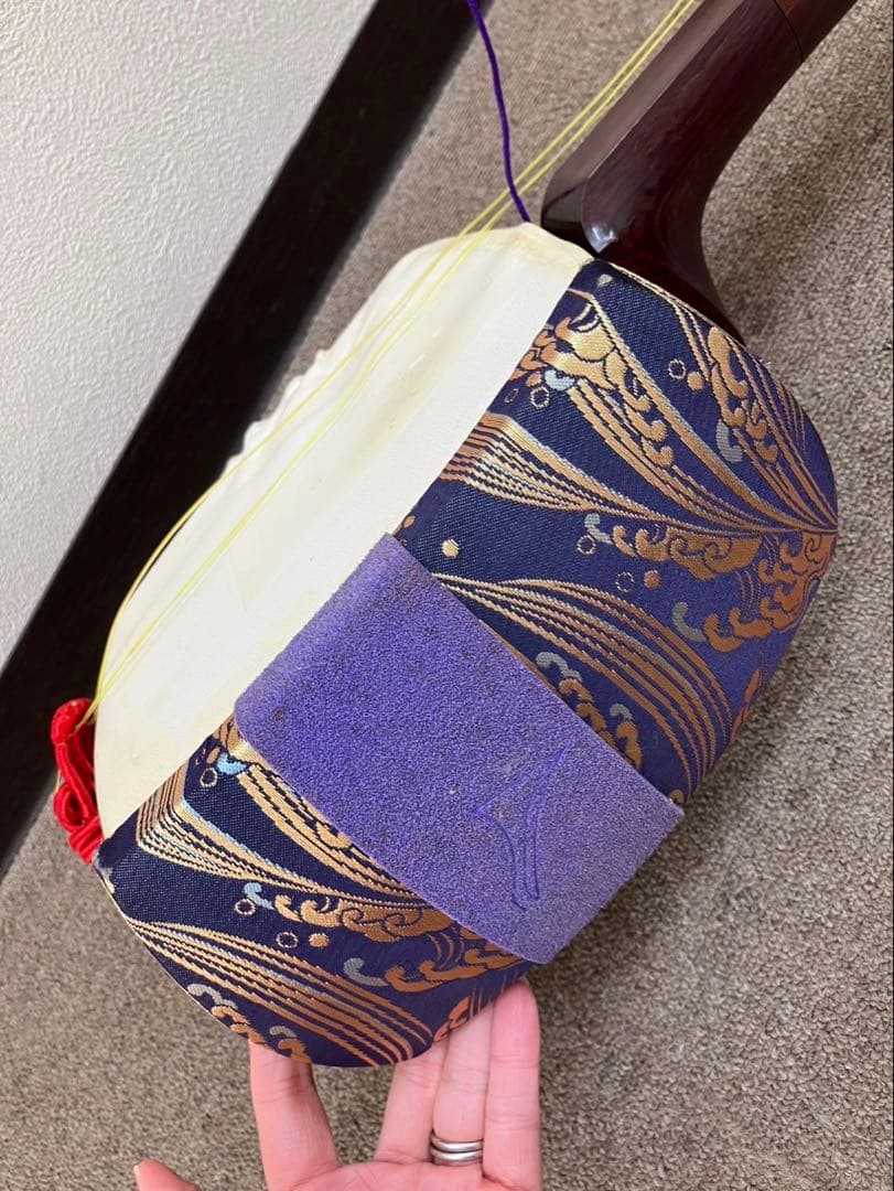 三味線 紅木製 太棹タイプ アンティーク